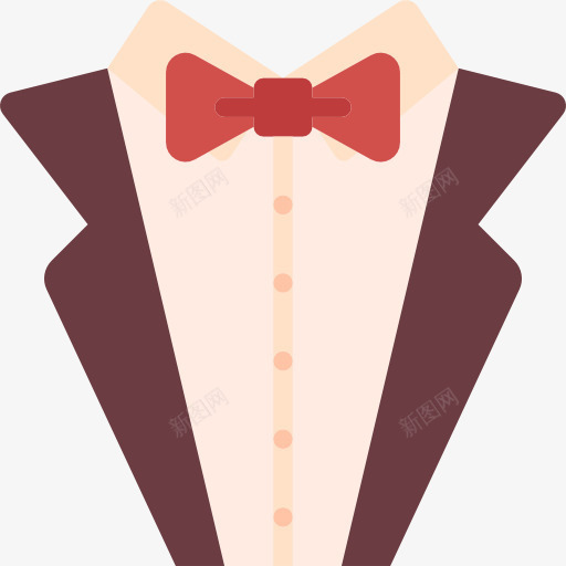 适合图标png_新图网 https://ixintu.com 优雅 婚礼 新郎 时尚 服装 衣服 西装