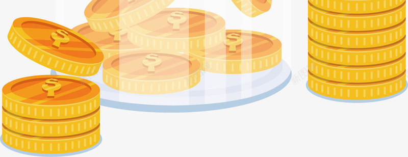 投入瓶子的金币png免抠素材_新图网 https://ixintu.com 攒钱 玻璃瓶 矢量png 财富 金币 金币堆