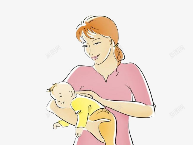 宝妈抚摸宝宝png免抠素材_新图网 https://ixintu.com 大人 妈妈 婴儿 孩子 宝妈 宝宝 抚摸