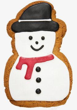 圣诞节雪人饼干素材