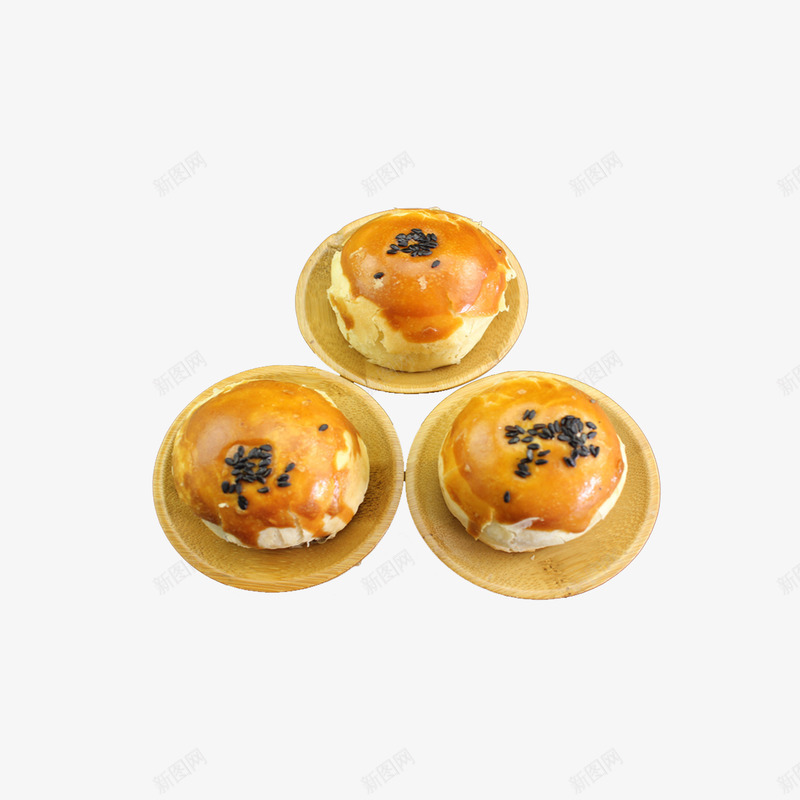 蛋黄酥png免抠素材_新图网 https://ixintu.com 甜品 食品 食物