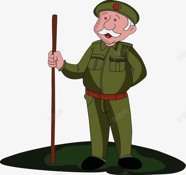 门卫老爷爷png免抠素材_新图网 https://ixintu.com 保安服 保安装束 安保服 工作服 服装 服饰 衣服 衣裳 门卫