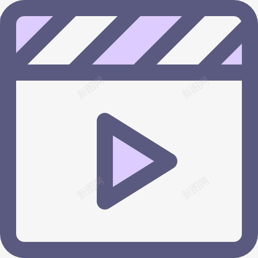视频播放器图标png_新图网 https://ixintu.com 多媒体接口 多媒体选项 播放按钮 暂无视频ico 电子 电影 视频播放器