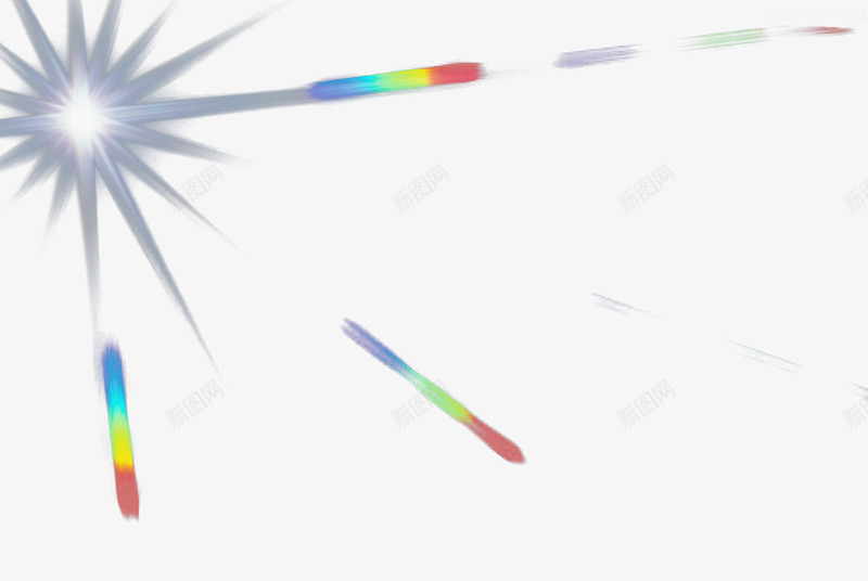 彩色手绘射线png免抠素材_新图网 https://ixintu.com 光效 光线 光芒 射线 彩色 手绘 激光 激光射线
