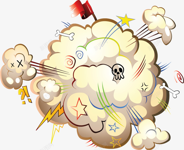 爆炸图案矢量图ai免抠素材_新图网 https://ixintu.com 云团 卡通 卡通气泡 图案 对话框 气体 气泡 漫画气泡 漫画爆炸框 爆炸 爆炸云团 爆炸框 矢量素材 矢量图