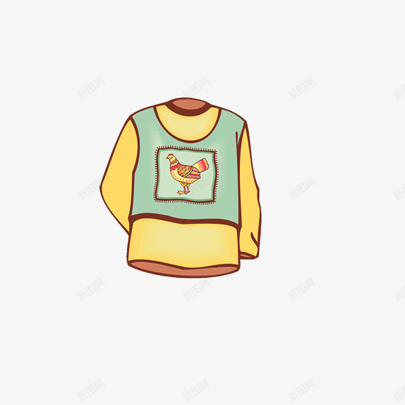 卡通儿童衣服png免抠素材_新图网 https://ixintu.com PNG 儿童衣服 卡通 卫衣 可爱 黄色