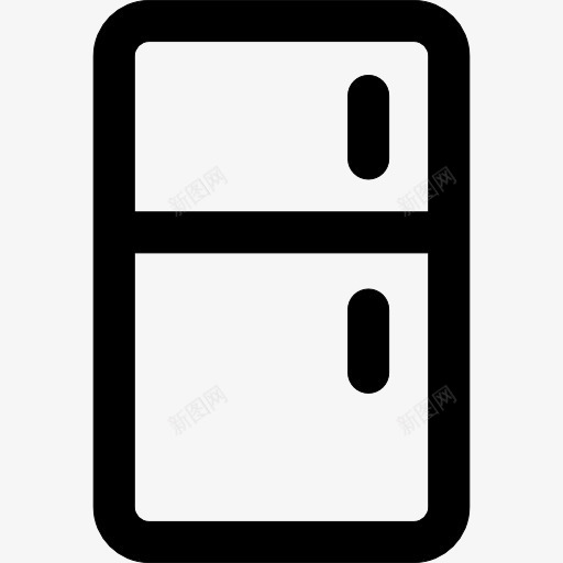 冰箱的外形图标png_新图网 https://ixintu.com 冰箱 技术 机械 概述 节能 通用接口 食品