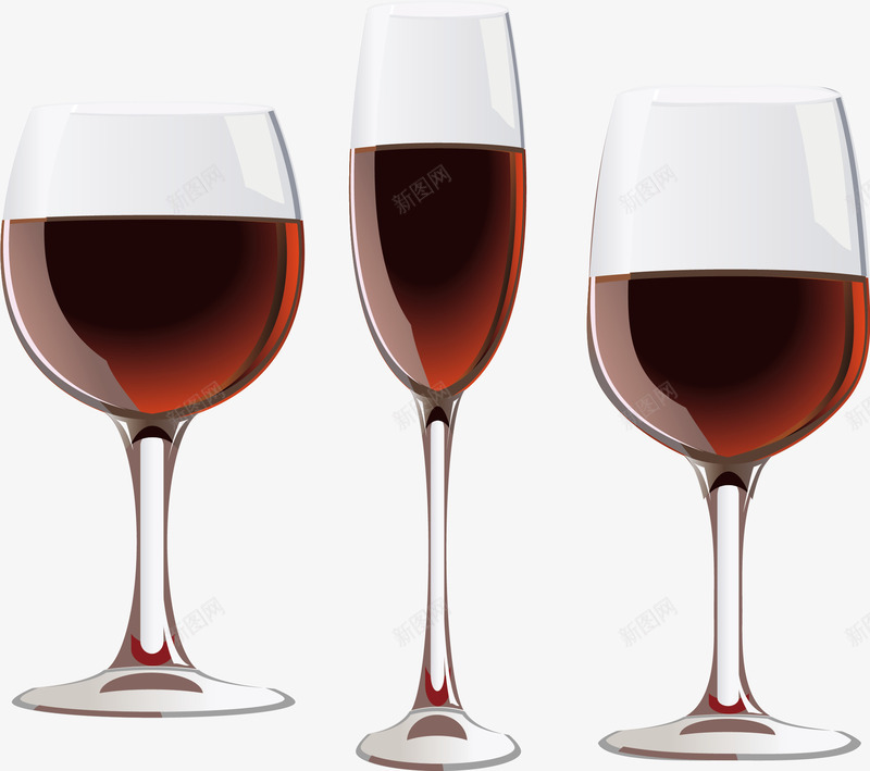 葡萄美酒夜光杯png免抠素材_新图网 https://ixintu.com 浪漫 玻璃杯 美酒 葡萄