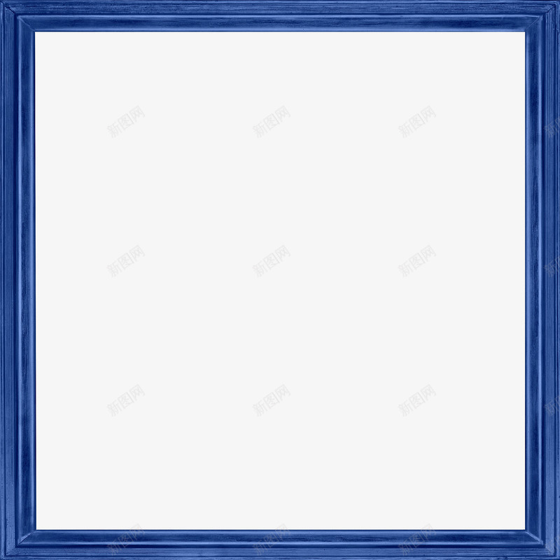 蓝色漂亮方框png免抠素材_新图网 https://ixintu.com 方框 木框 漂亮方框 蓝色方框