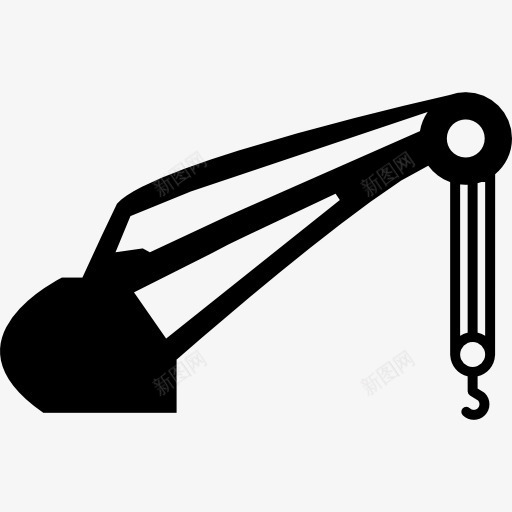 建筑起重机械图标png_新图网 https://ixintu.com 侧视图 工具 工程机械 建筑 机 机器 用具 起重机