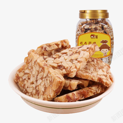 手工花生酥糖png免抠素材_新图网 https://ixintu.com 实物 花生酥糖 零食 食品 食物
