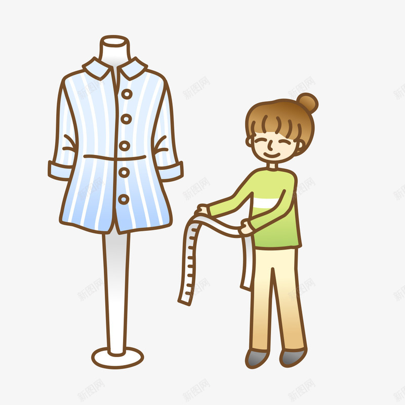量身定做png免抠素材_新图网 https://ixintu.com 定做 服装 衣服 量尺寸