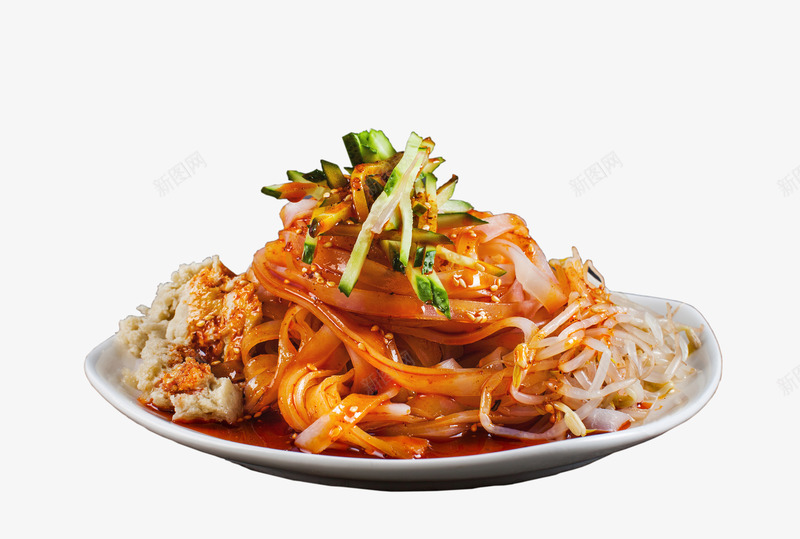 产品实物食物美味擀面皮png免抠素材_新图网 https://ixintu.com 产品实物 擀面皮 美味 食物