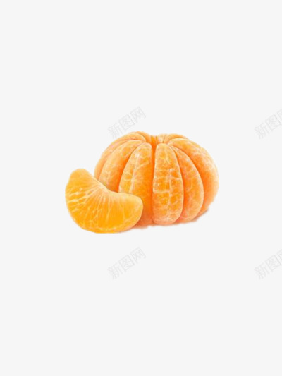 剥好的橘子png免抠素材_新图网 https://ixintu.com 吃的 好吃的水果 柑橘 橘子瓣 芦柑 食物
