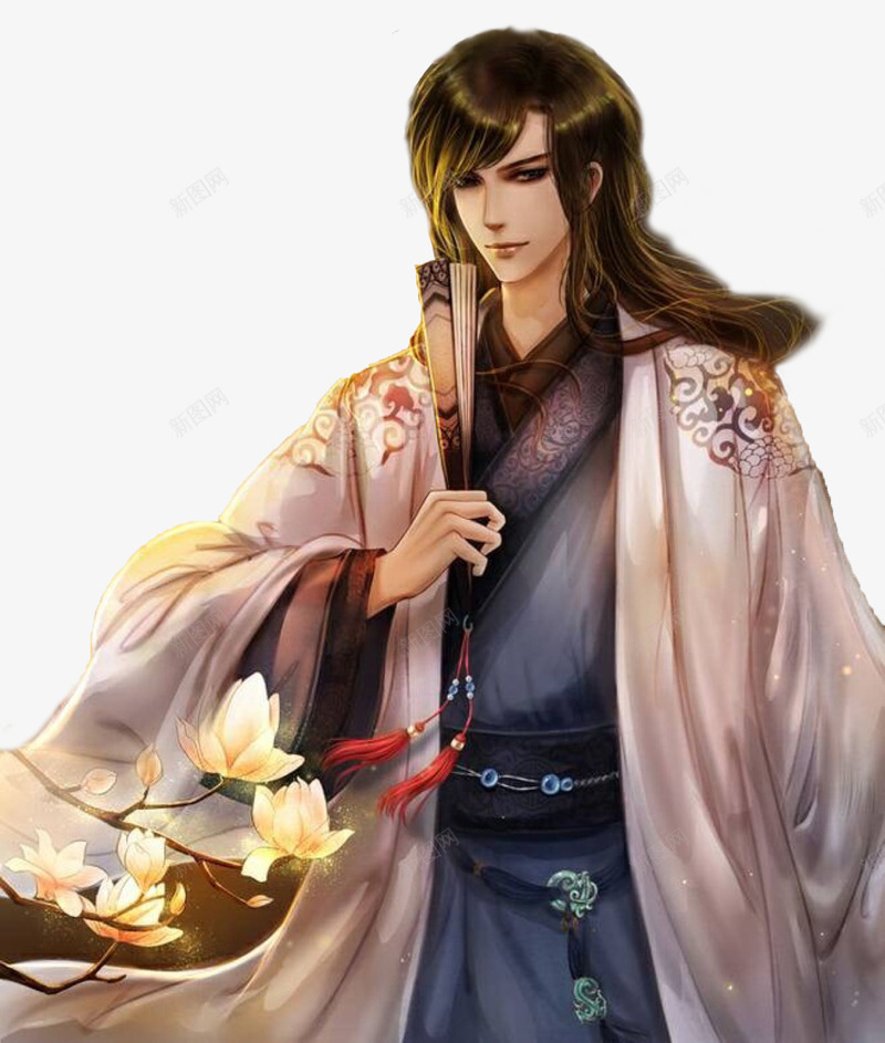 人物卡通古风png免抠素材_新图网 https://ixintu.com 古风素材 古风装饰 手绘卡通小人素材 手绘古风 手绘素材 装饰素材