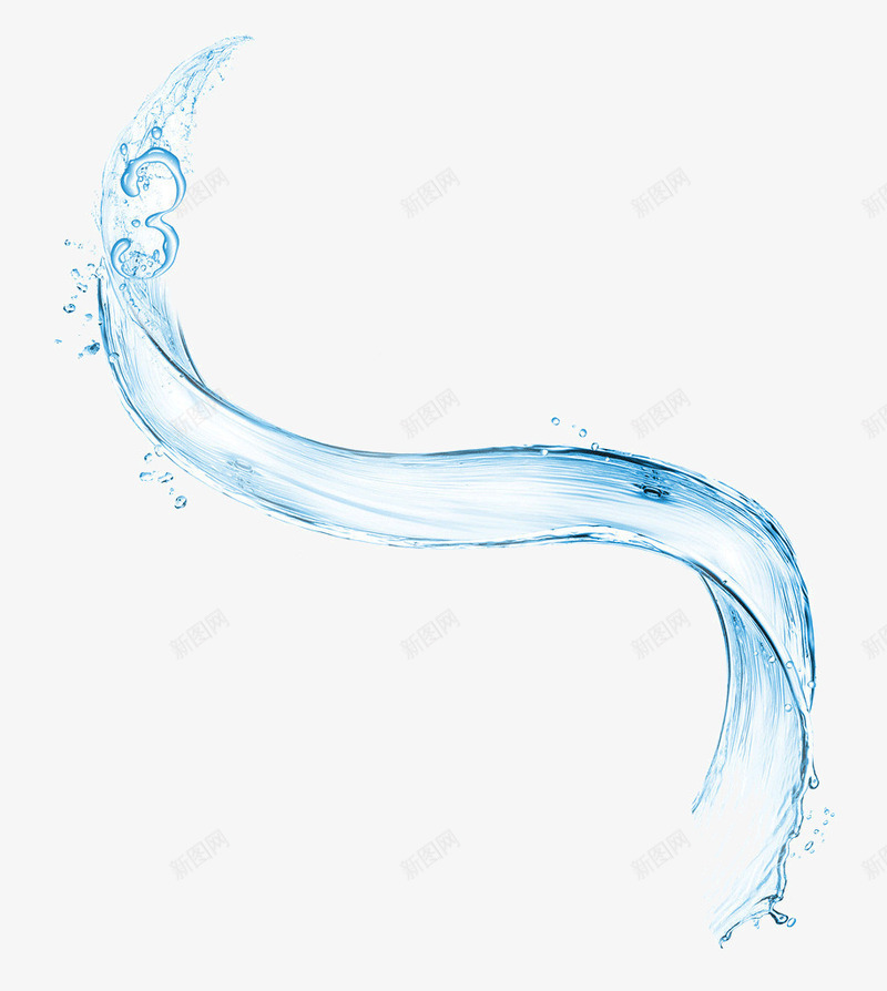 清透水艺术png免抠素材_新图网 https://ixintu.com 创意 水 水花 清透水 艺术