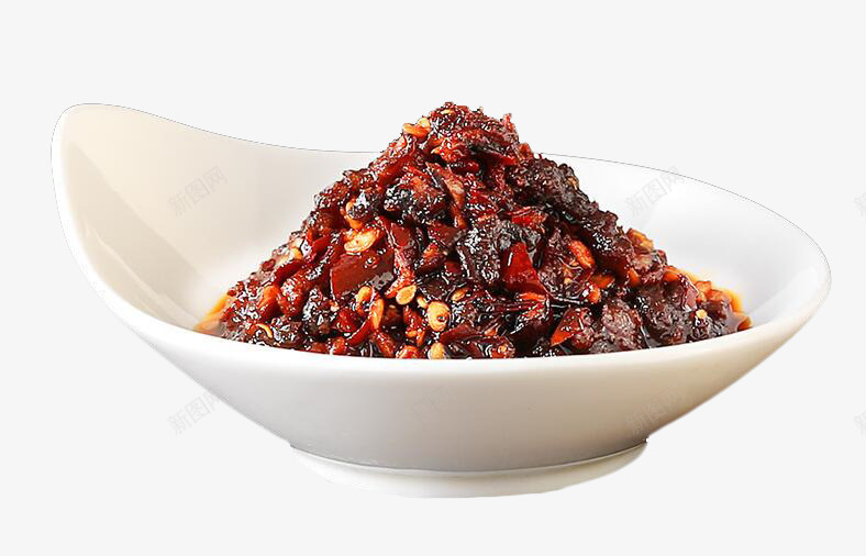 碟子里的牛肉酱png免抠素材_新图网 https://ixintu.com 产品实物 牛肉酱 碟子 食物