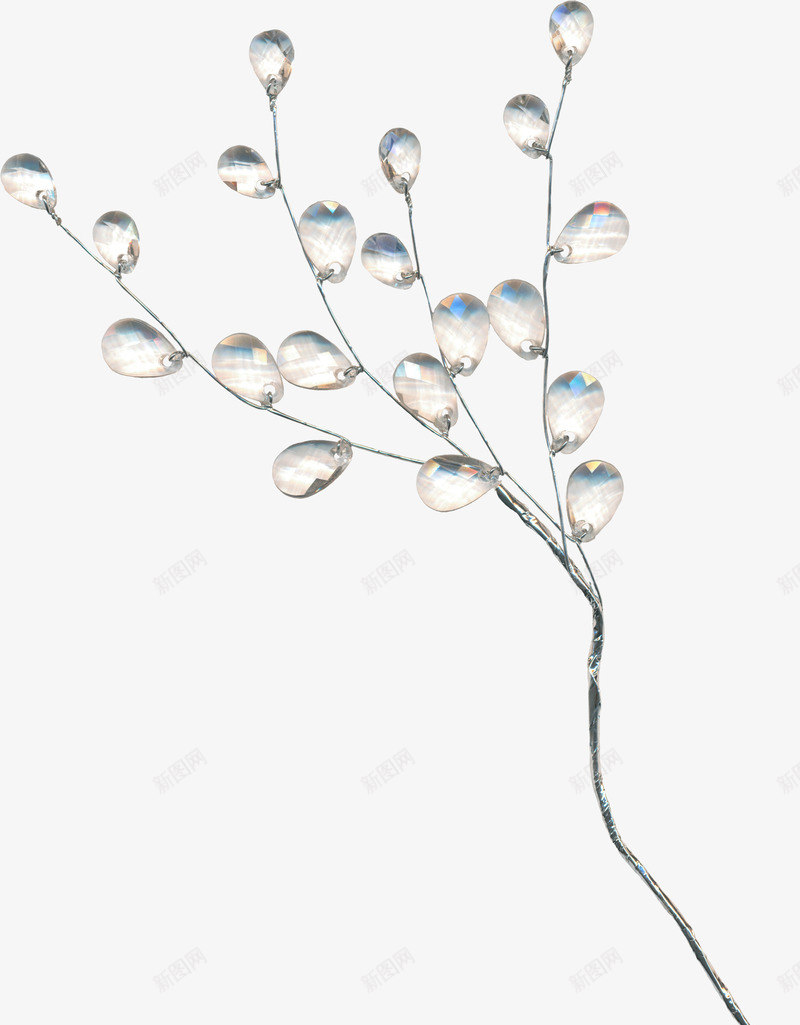 漂亮装饰花枝png免抠素材_新图网 https://ixintu.com 枝丫 枝干 花枝 装饰花枝