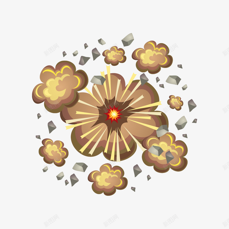 爆炸时的烟雾png免抠素材_新图网 https://ixintu.com png图形 png装饰 手绘 烟雾 爆炸 装饰