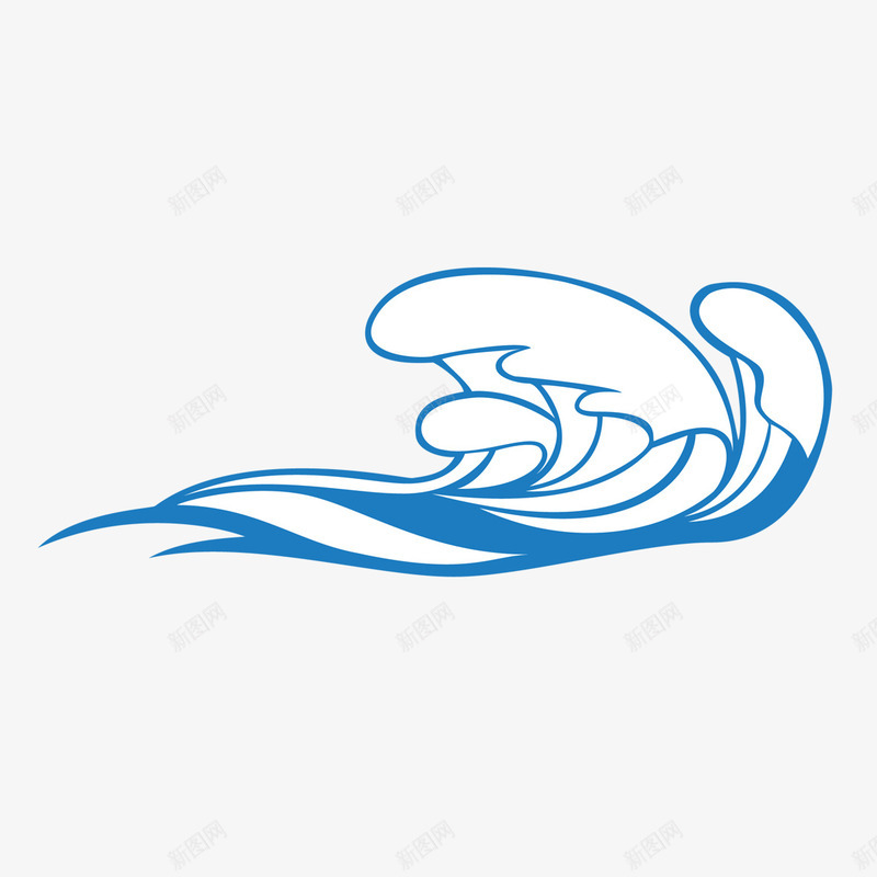传统水纹png免抠素材_新图网 https://ixintu.com 中国风 传统水纹 水花 波浪