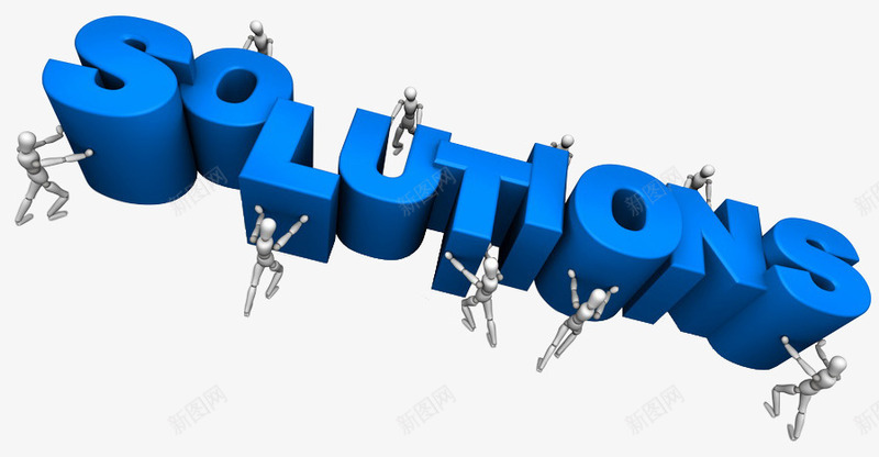 3D商务小人PPT片png免抠素材_新图网 https://ixintu.com 3D PPT 商务 小人 谈判