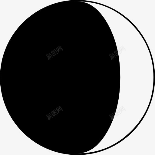 月亮相位符号图标png_新图网 https://ixintu.com 圆形 天气 月亮 月相 标志 相 符号
