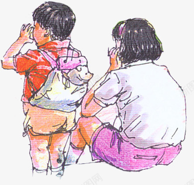 漫画创意在哭泣的小孩子png免抠素材_新图网 https://ixintu.com 哭泣 小孩子 意在 清创 漫画
