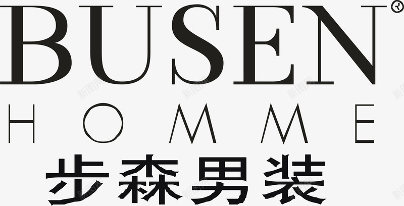 步森男装logo矢量图图标ai_新图网 https://ixintu.com logo 企业LOGO标志矢量 企业商标 图标 标志 标志图集 标识 步森男装 矢量图