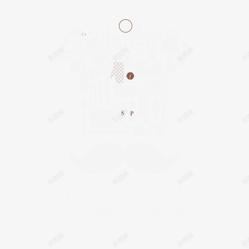 抽象厨师造型png免抠素材_新图网 https://ixintu.com PPT 信息 分类 创意 商务 图表 多彩 示意图 素材 统计 说明