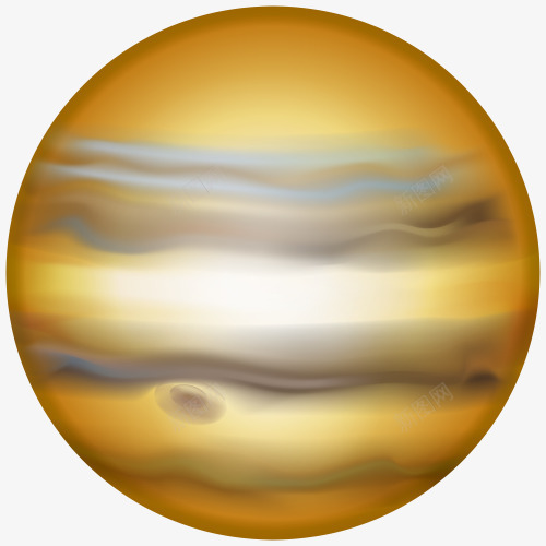 木星png免抠素材_新图网 https://ixintu.com 宇宙 星球 星系 木星 银河系