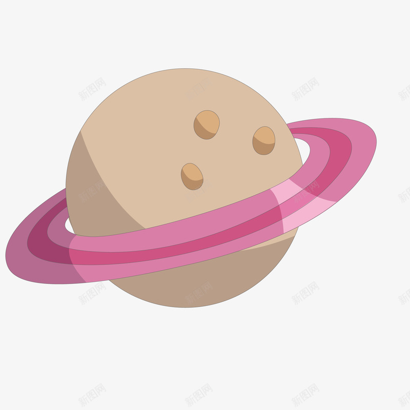 卡通宇宙星球矢量图ai免抠素材_新图网 https://ixintu.com 世界 外星球 太空 宇宙 星球 行星 矢量图