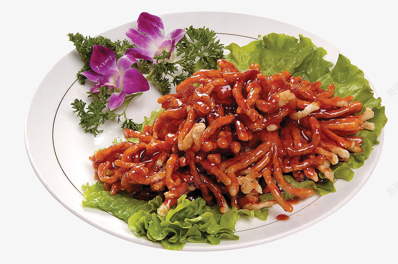 西湖菊花肉png免抠素材_新图网 https://ixintu.com 产品实物 美味佳肴 菊花肉 菜品 西湖特色 餐饮
