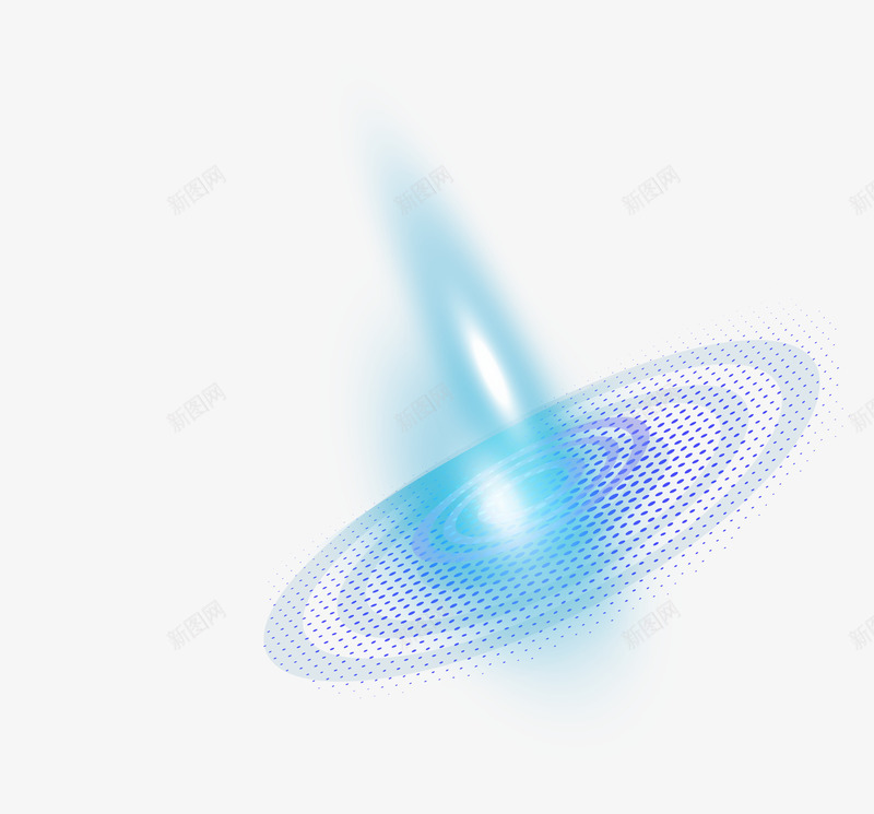 蓝色绚丽宇宙光效png免抠素材_新图网 https://ixintu.com 宇宙 绚丽 蓝色