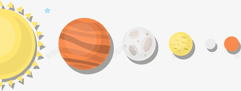 彩色宇宙星球行星png免抠素材_新图网 https://ixintu.com 4月12号 世界航天日 八大行星 太空 宇宙 星球 航空 行星