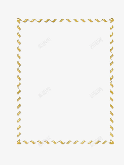 金色边框png免抠素材_新图网 https://ixintu.com png图片 下载图片 好看的边框 漂亮的边框