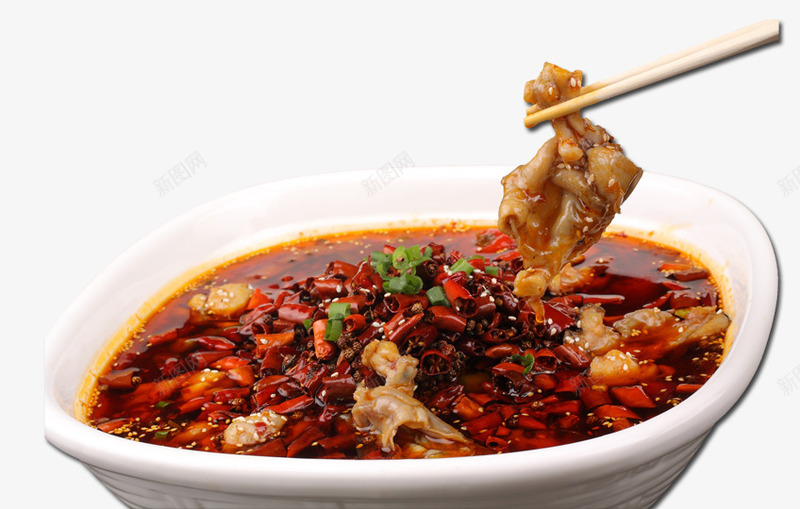水煮牛蛙png免抠素材_新图网 https://ixintu.com 水煮肉 牛蛙 美味食物 麻辣