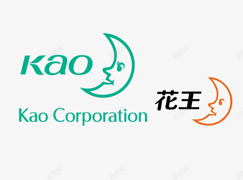 花王标志图标png_新图网 https://ixintu.com logo 日用品品牌 月亮 标志 标志素材 花王