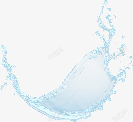 飞扬水花png免抠素材_新图网 https://ixintu.com 水花 素材 飞扬