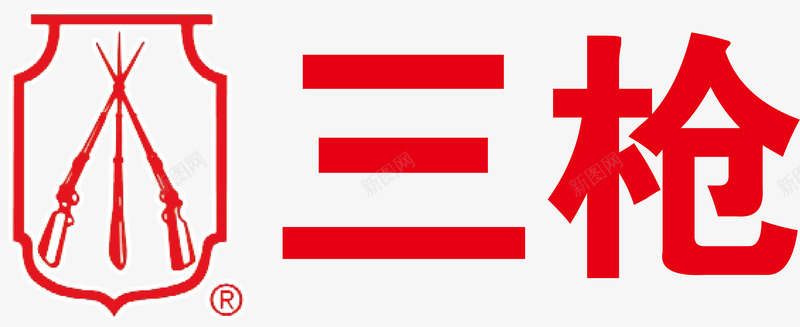 三枪logo矢量图图标ai_新图网 https://ixintu.com 三枪logo 企业LOGO标志矢量 企业商标 图标 标志 标志图集 标识 矢量图