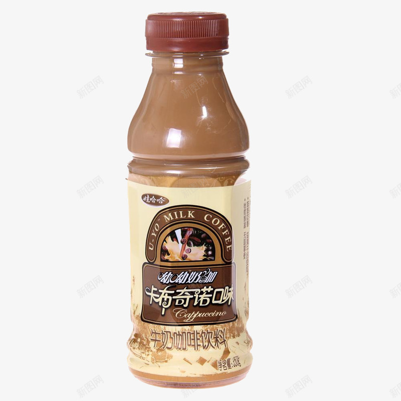 卡布奇洛口味饮料png免抠素材_新图网 https://ixintu.com 产品实物 卡布奇洛口味 咖啡饮料 哇哈哈品牌 牛奶饮料 饮料