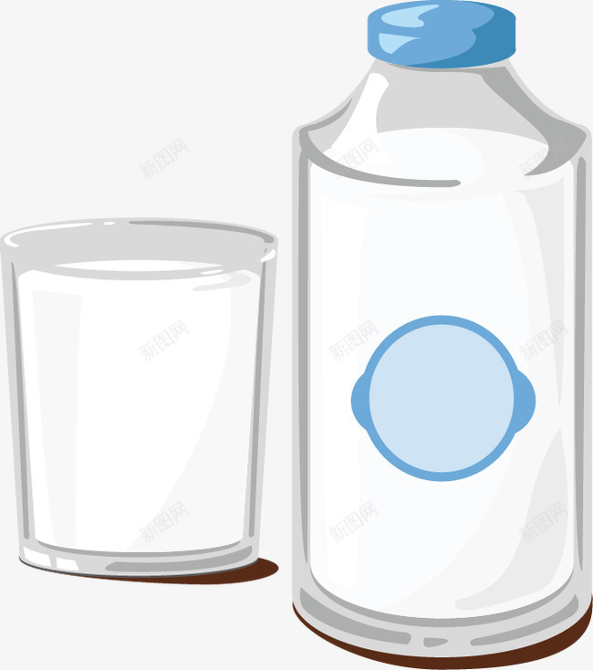 牛奶杯包装png免抠素材_新图网 https://ixintu.com 包装 杯 牛奶