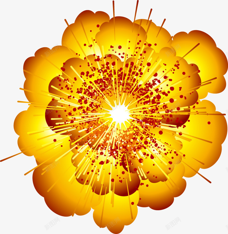 爆炸爆炸标爆炸云png免抠素材_新图网 https://ixintu.com 爆炸 爆炸云 爆炸标