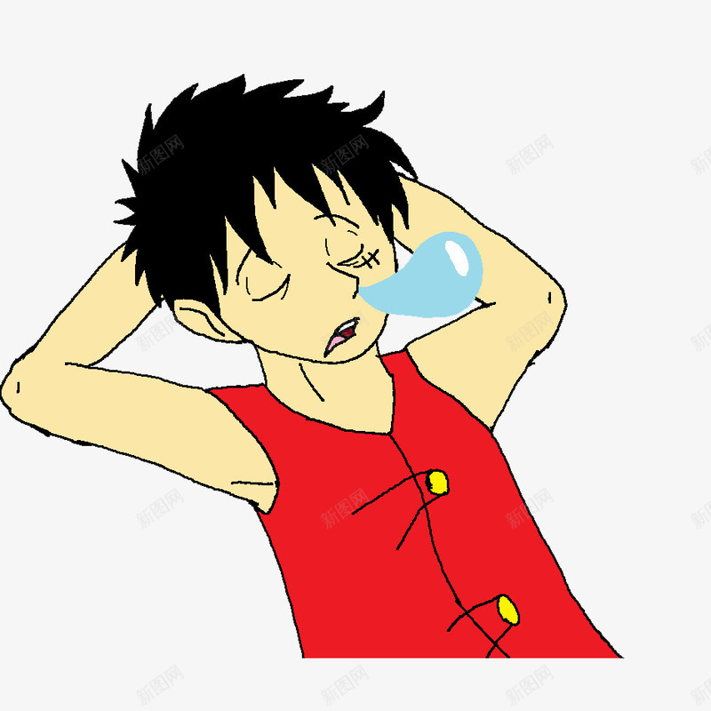 手绘睡觉流鼻涕泡的男孩png免抠素材_新图网 https://ixintu.com 卡通 感冒 漫画 生病 睡觉 鼻涕 鼻涕泡 鼻涕泡泡
