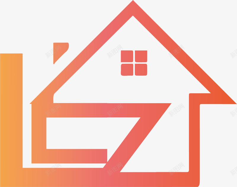 家政服务商标矢量图图标ai_新图网 https://ixintu.com LOGO设计 卡通图 图标 图标设计 家政图标 标识 标识设计 矢量图