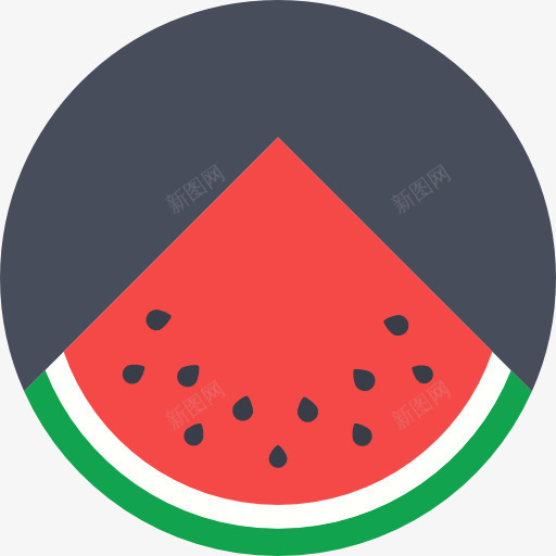 西瓜图标png_新图网 https://ixintu.com 健康食品 有机食品餐厅 水果 素食 西瓜 食品 饮食