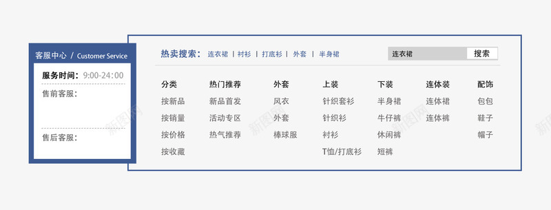 旺旺导航png免抠素材_新图网 https://ixintu.com 导航分类 排版 旺旺客服