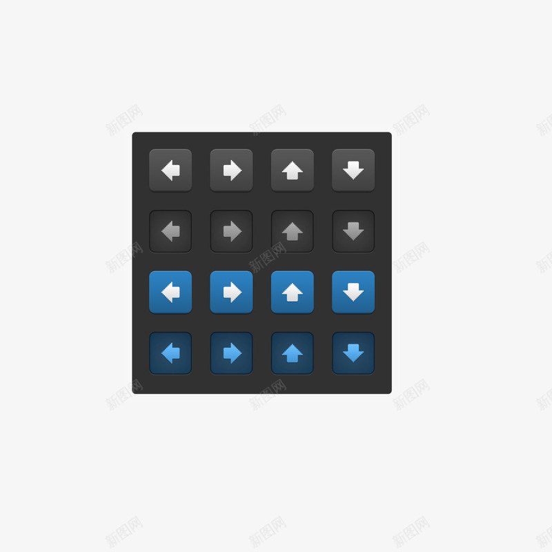 箭头网页经典导航栏png免抠素材_新图网 https://ixintu.com 导航栏 引导箭头 箭头 经典 网页