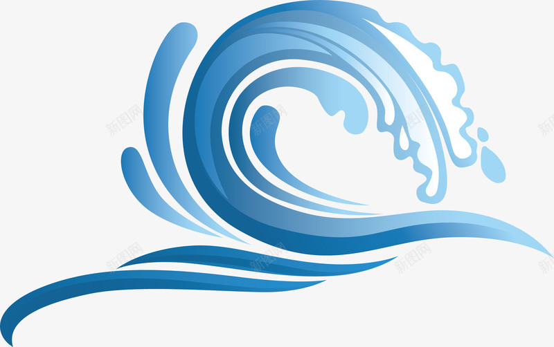 可爱水浪图标png_新图网 https://ixintu.com 创意水浪 卡通水浪 古典水浪 古典波浪 水浪 水浪标识 波浪
