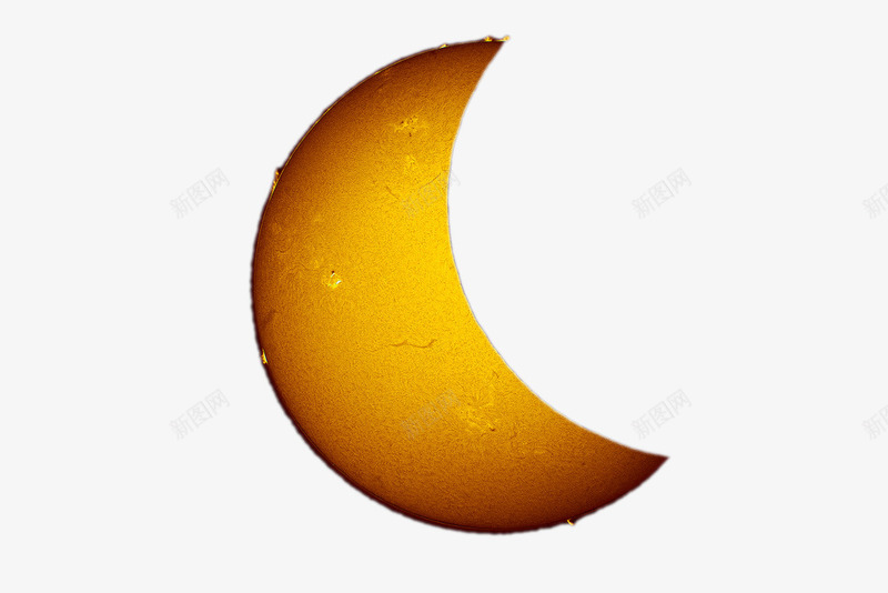 金黄色的弯弯的月亮png免抠素材_新图网 https://ixintu.com 夜晚 弯弯的 明亮 明月 月亮