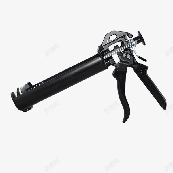 黑色胶枪一把png免抠素材_新图网 https://ixintu.com 产品 家用百货 生活装备 百货 胶枪 装饰 金属 黑色
